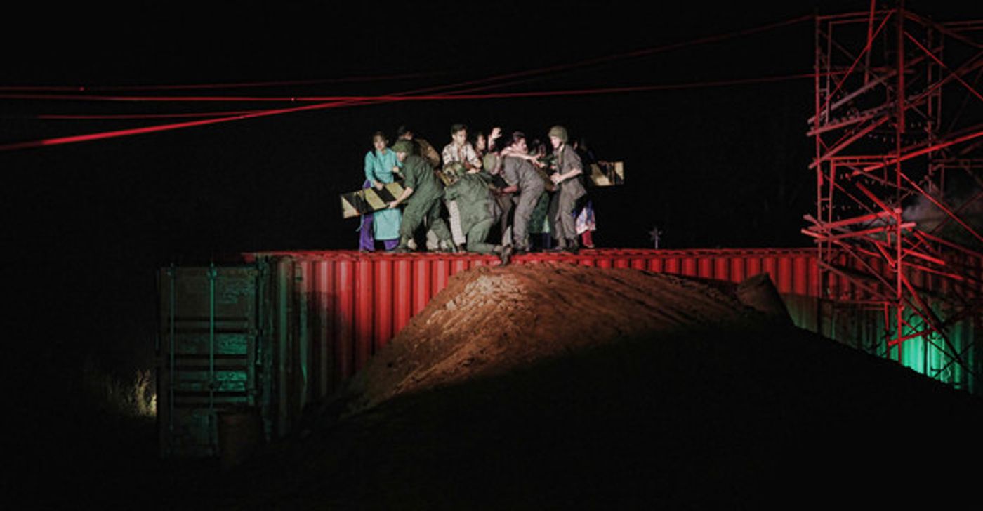 Photo Flash: First Look at Serenbe Playhouse's MISS SAIGON, Featuring Real-Life Helicopter  Image