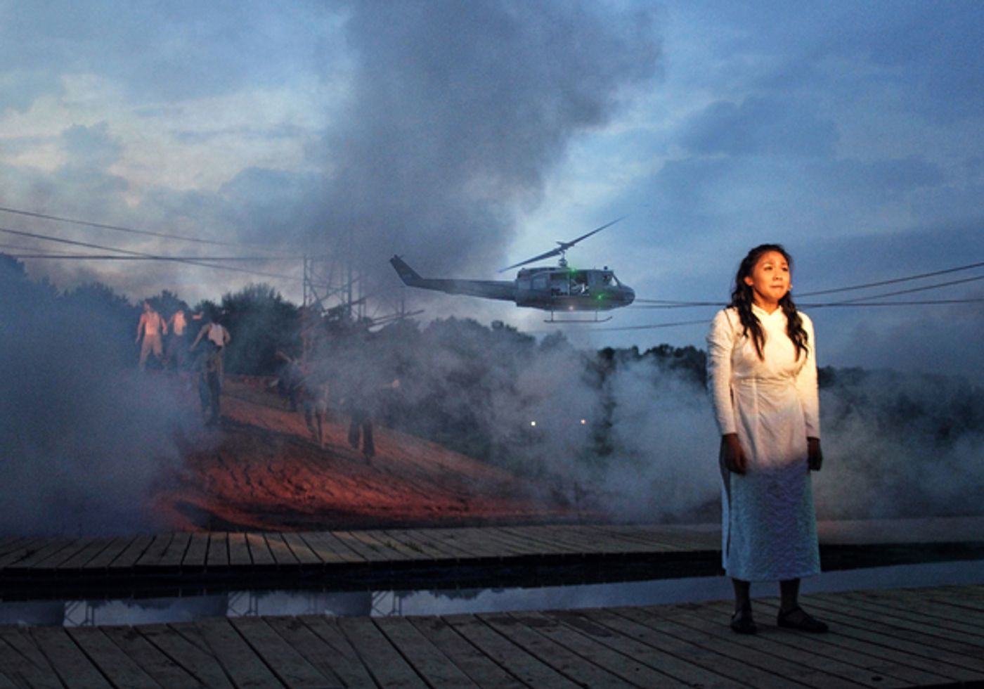 Photo Flash: First Look at Serenbe Playhouse's MISS SAIGON, Featuring Real-Life Helicopter  Image