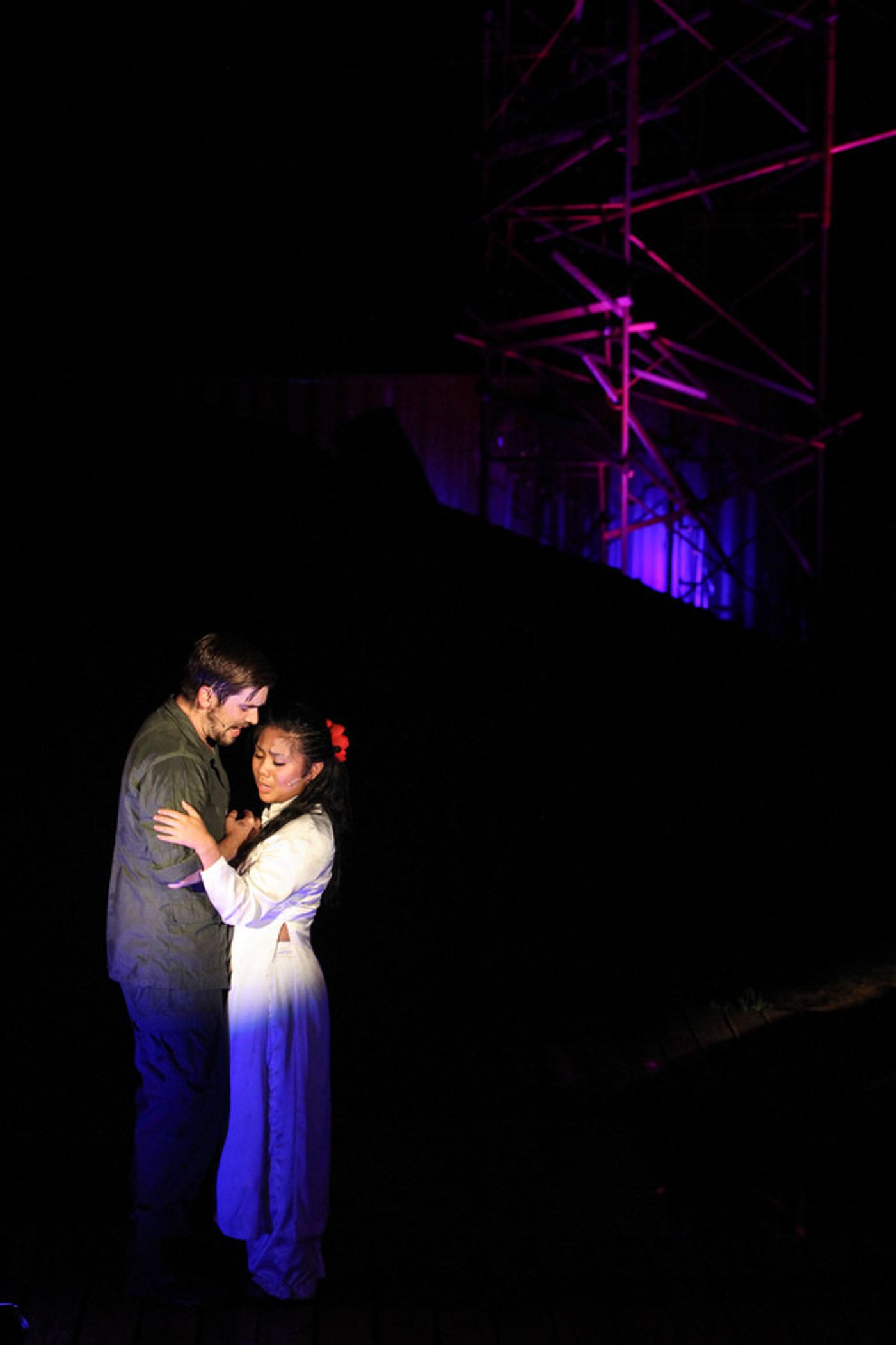 Photo Flash: First Look at Serenbe Playhouse's MISS SAIGON, Featuring Real-Life Helicopter  Image