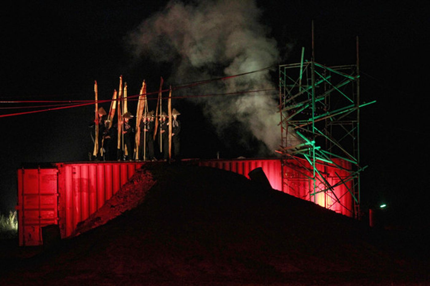 Photo Flash: First Look at Serenbe Playhouse's MISS SAIGON, Featuring Real-Life Helicopter  Image
