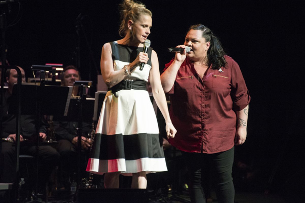 Anika Larsen and Keala Settle at 