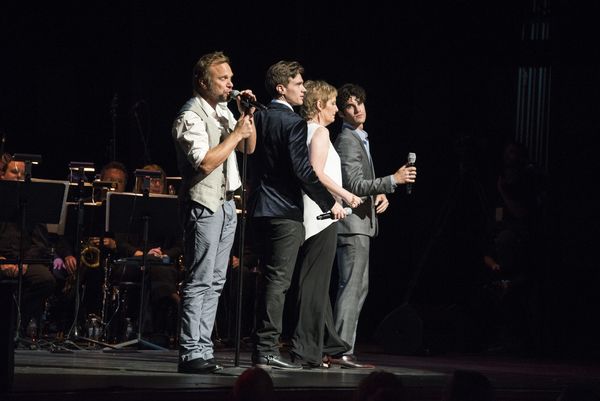 Norbert Leo Butz, Justin Sargent, Liz Callaway, Darren Criss Photo