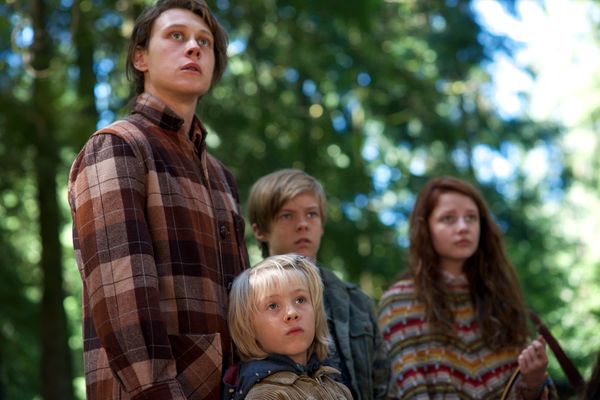 Left to right, George MacKay stars as Bo, Charlie Shotwell as Nai, Nicholas Hamilton  Photo