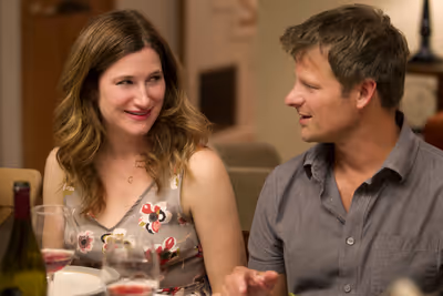 Left to right, Kathryn Hahn stars as Harper and Steve Zahn as Dave in CAPTAIN FANTAST Photo