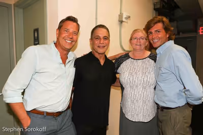 Steven Reineke, music director The New York Pops, Tony Danza, Mrs. Gabbard, Eric Gabb Photo