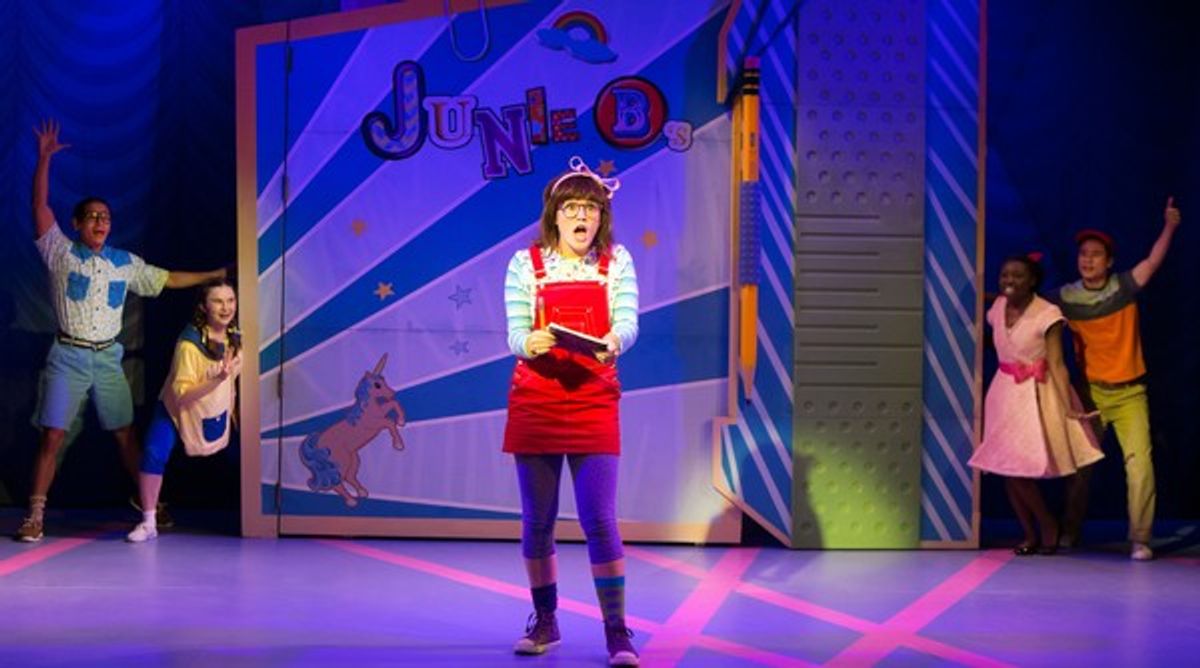 Junior Mendez, Sara Glancy, Kristin Stokes (as Junie B.), Brandi Porter, and Whit K. Lee at 