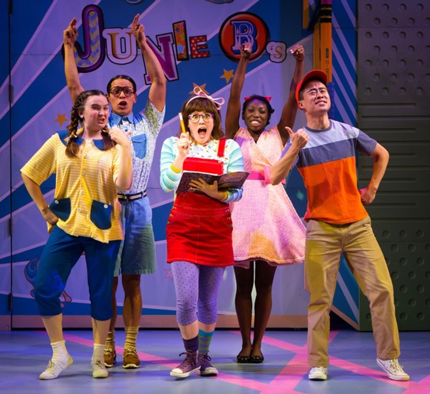 Photo Flash: First Look at JUNIE B.'S ESSENTIAL SURVIVAL GUIDE TO SCHOOL, Opening Tonight Off-Broadway  Image