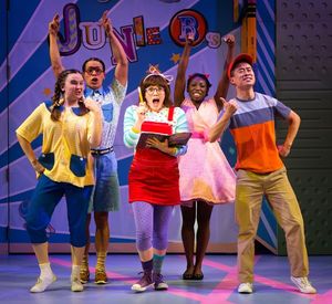 Sara Glancy, Junior Mendez, Kristin Stokes (as Junie B.), Brandi Porter, and Whit K.  Photo