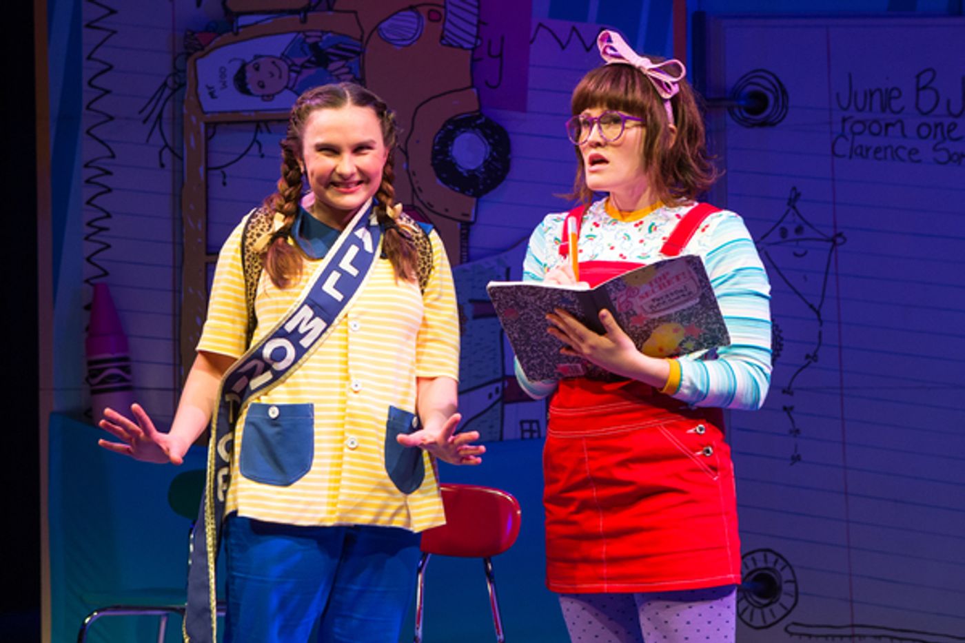 Photo Flash: First Look at JUNIE B.'S ESSENTIAL SURVIVAL GUIDE TO SCHOOL, Opening Tonight Off-Broadway  Image