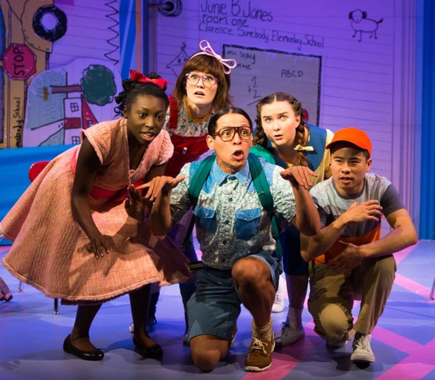 Photo Flash: First Look at JUNIE B.'S ESSENTIAL SURVIVAL GUIDE TO SCHOOL, Opening Tonight Off-Broadway  Image