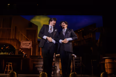 Bela Zangler (Patrick Oliver Jones) comes face-to-face with his doppelganger 'Bela' ( Photo
