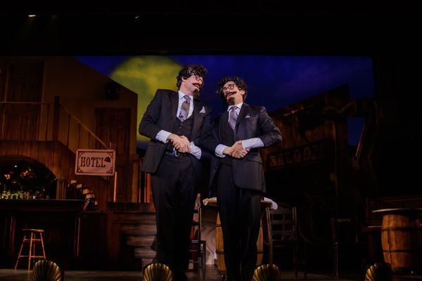 Bela Zangler (Patrick Oliver Jones) comes face-to-face with his doppelganger 'Bela' ( Photo