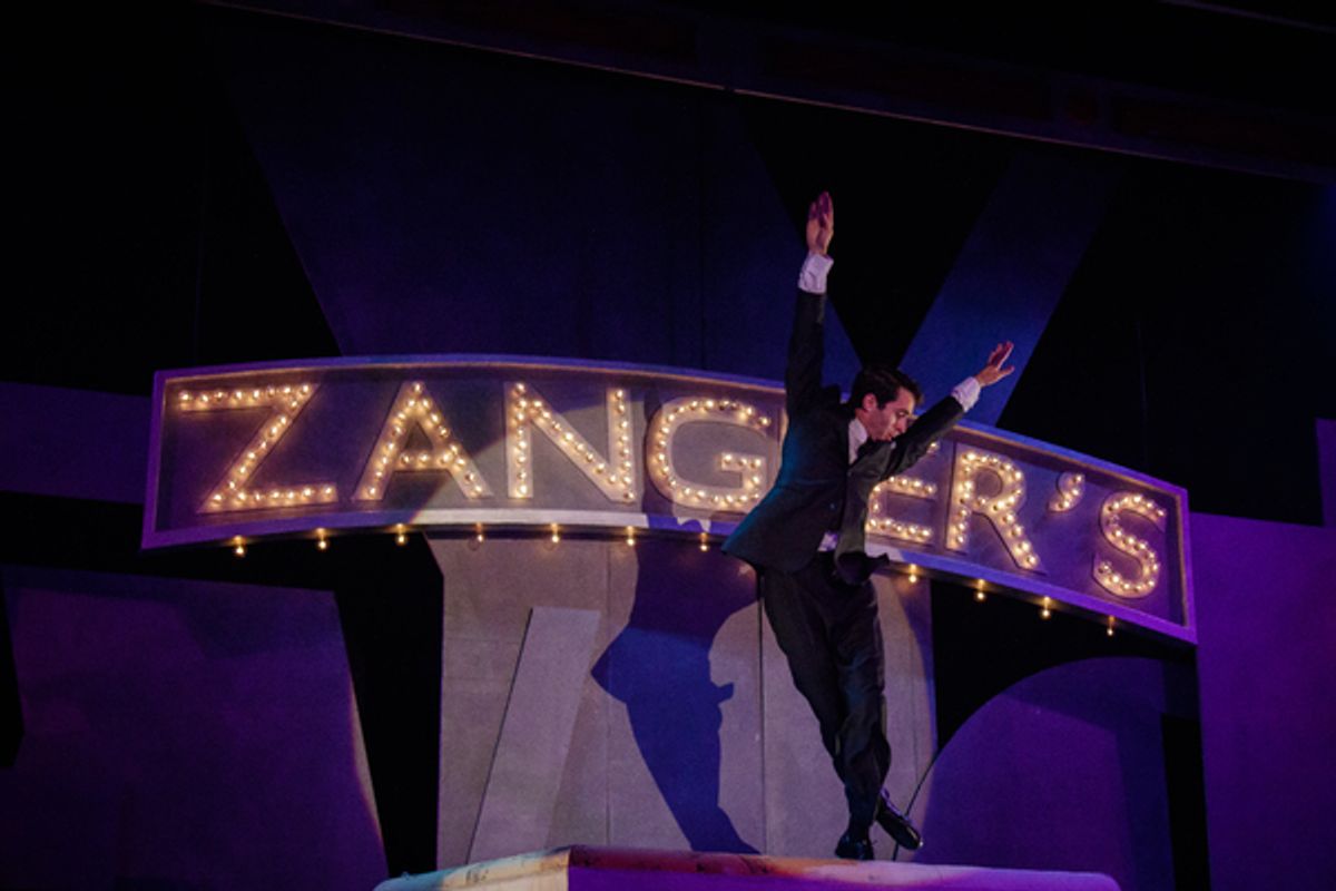 Bobby (Sam Lips) has caught the dancin' fever at 