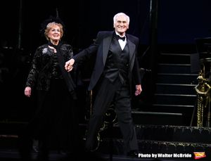 Marni Nixon & Dicl Latessaduring the final performance curtain call for the NY City C Photo