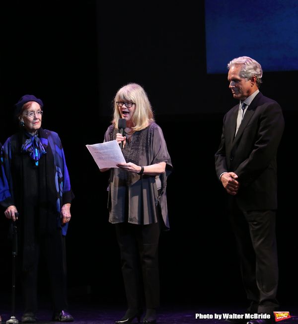 'Follies' reunion featuring Marni Nixon, Judith Ivey, Gregory Harrison on stage at 'A Photo