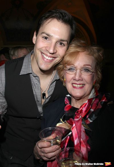 Ryan Silverman & Marni Nixon attending the final performance after party reception fo Photo
