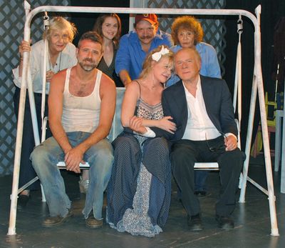 Michael Keller, Kathryn Luce Garfunkel and Art Garfunkel; Liz Stearns, Judy Jerome, J Photo