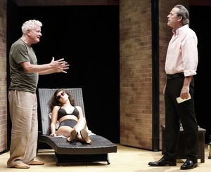 Thomas G. Waites, Michaela Waites, and James McCaffrey Photo