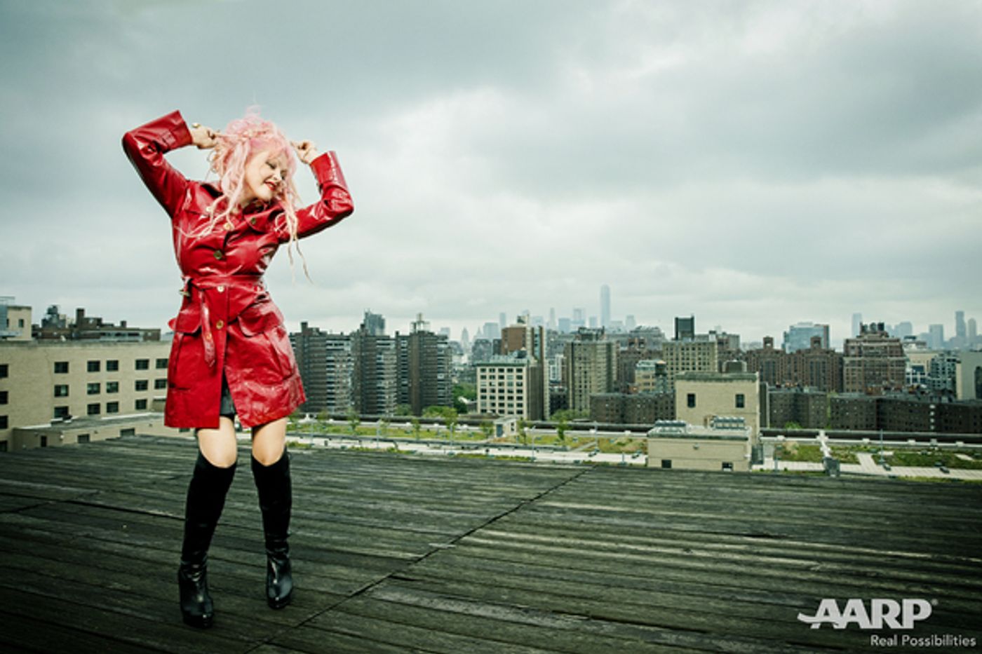 Photo Flash: Tony Winner Cyndi Lauper Rocks the Cover of AARP The Magazine  Image