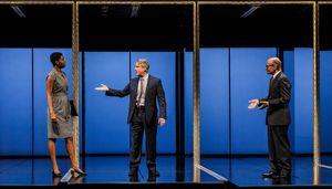 Zakiya Iman Markland, Linus Roache and Henry Stram Photo