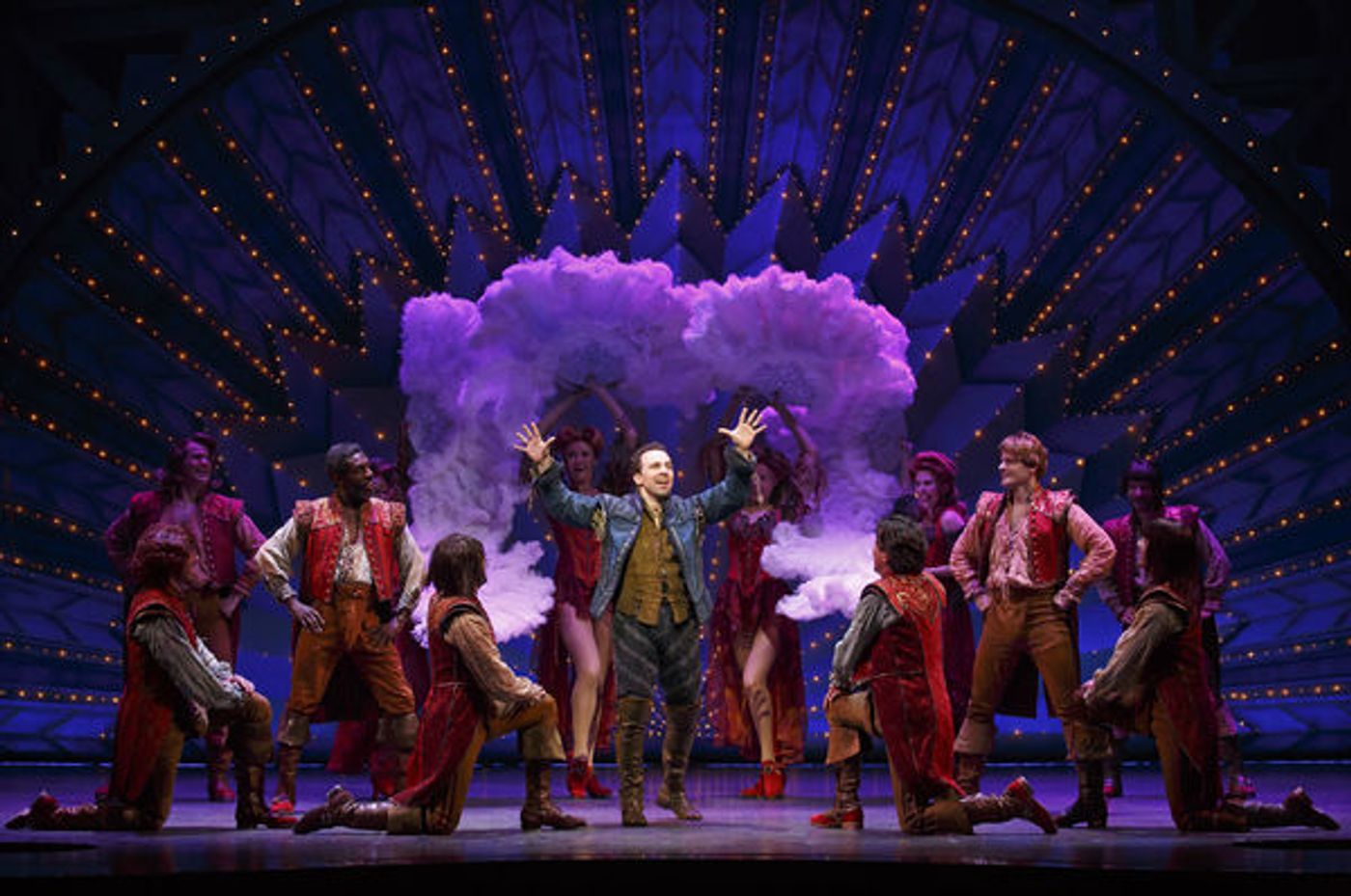 Photo Flash: Will Power! First Look at Will Chase, Rob McClure and More in Broadway's SOMETHING ROTTEN!  Image