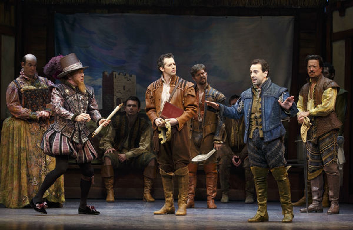 Edward Hibbert, Josh Grisetti, Rob McClure at 