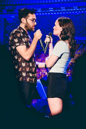 Adam Chanler-Berat and Jennifer Damiano @ BroadwayWorld Adam Chanler-Berat and Jennifer Damiano Photo