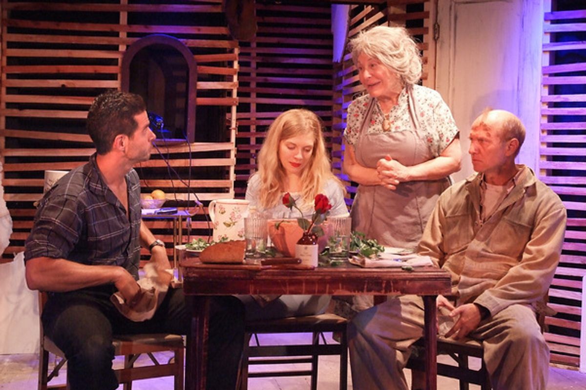 Daniel Bess, Lindsay LaVanchy, Karen Kondazian and John Prosky at 