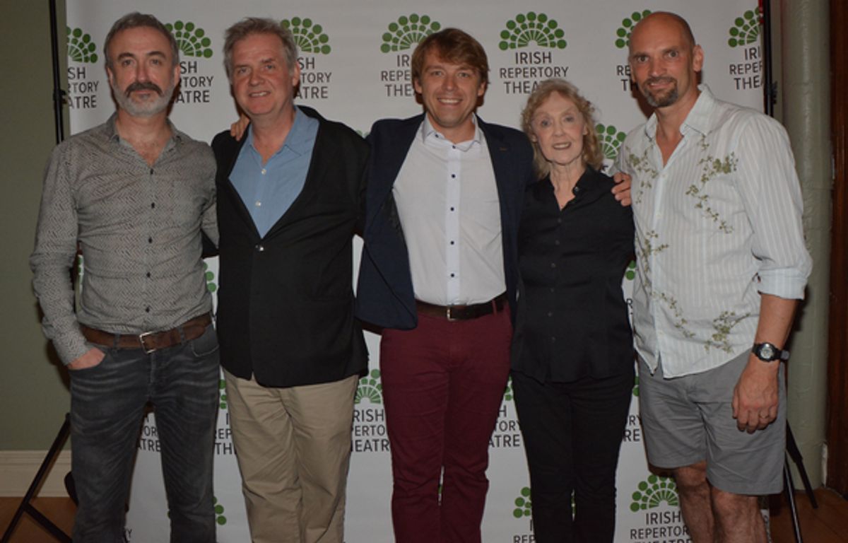 Declan Conlon, Ciaran O'Reilly, Robert Zawadzki, Charlotte Moore and Patrick O'Kane at 