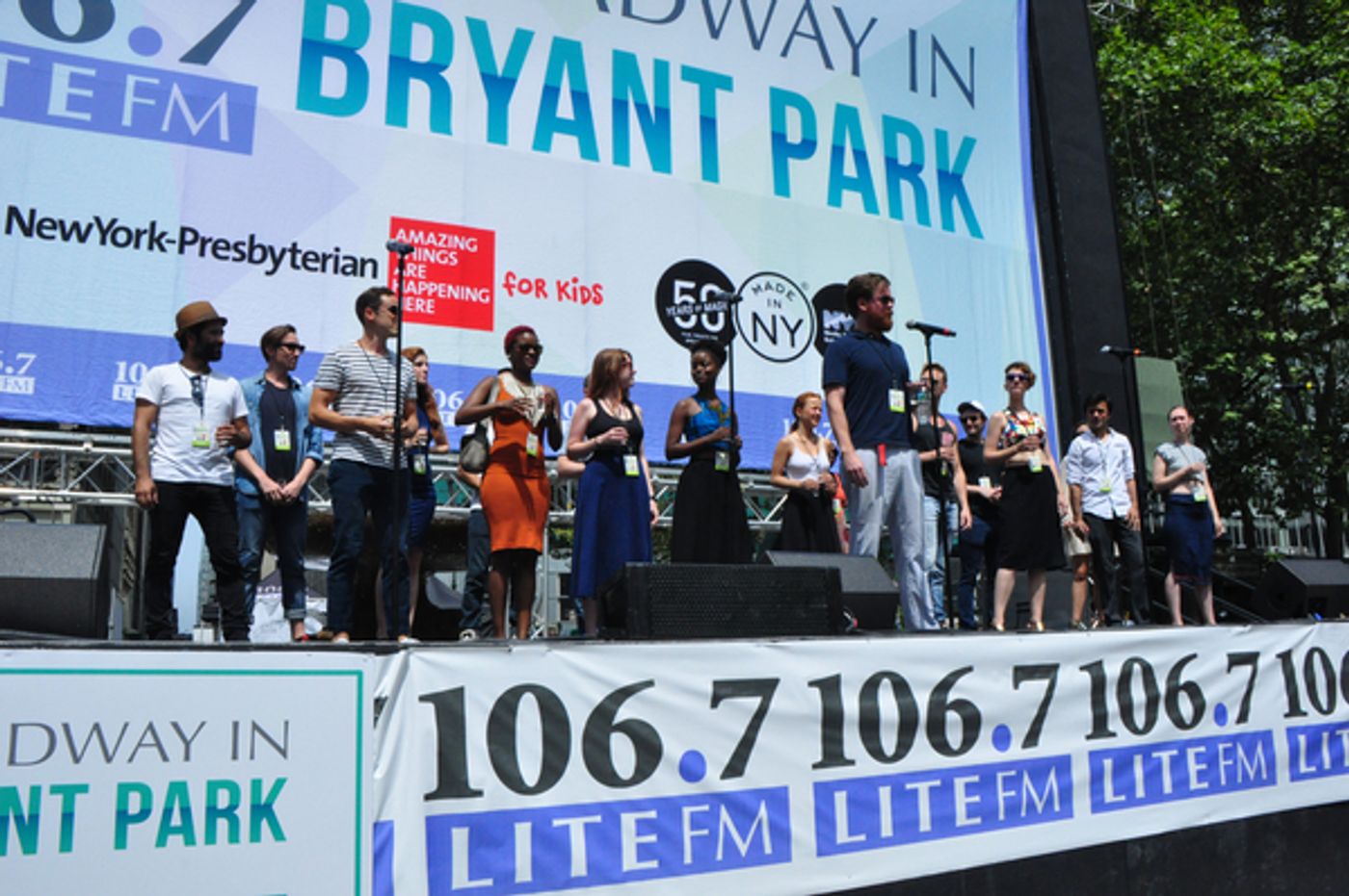 Photo Coverage: Casts of GREAT COMET, WAITRESS & More Arrive at Broadway In Bryant Park!  Image
