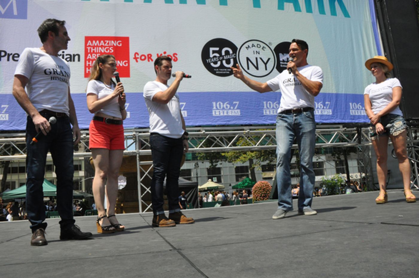 Photo Coverage: Casts of GREAT COMET, WAITRESS & More Arrive at Broadway In Bryant Park!  Image
