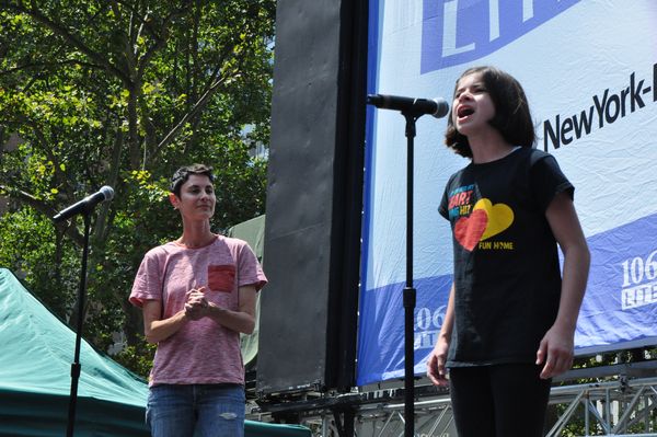 Photo Coverage: Casts of GREAT COMET, WAITRESS & More Arrive at Broadway In Bryant Park! — photo 35 of 60