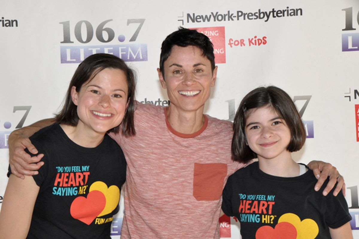 Kally Duing, Beth Malone and Gabriella Pizzolo at 