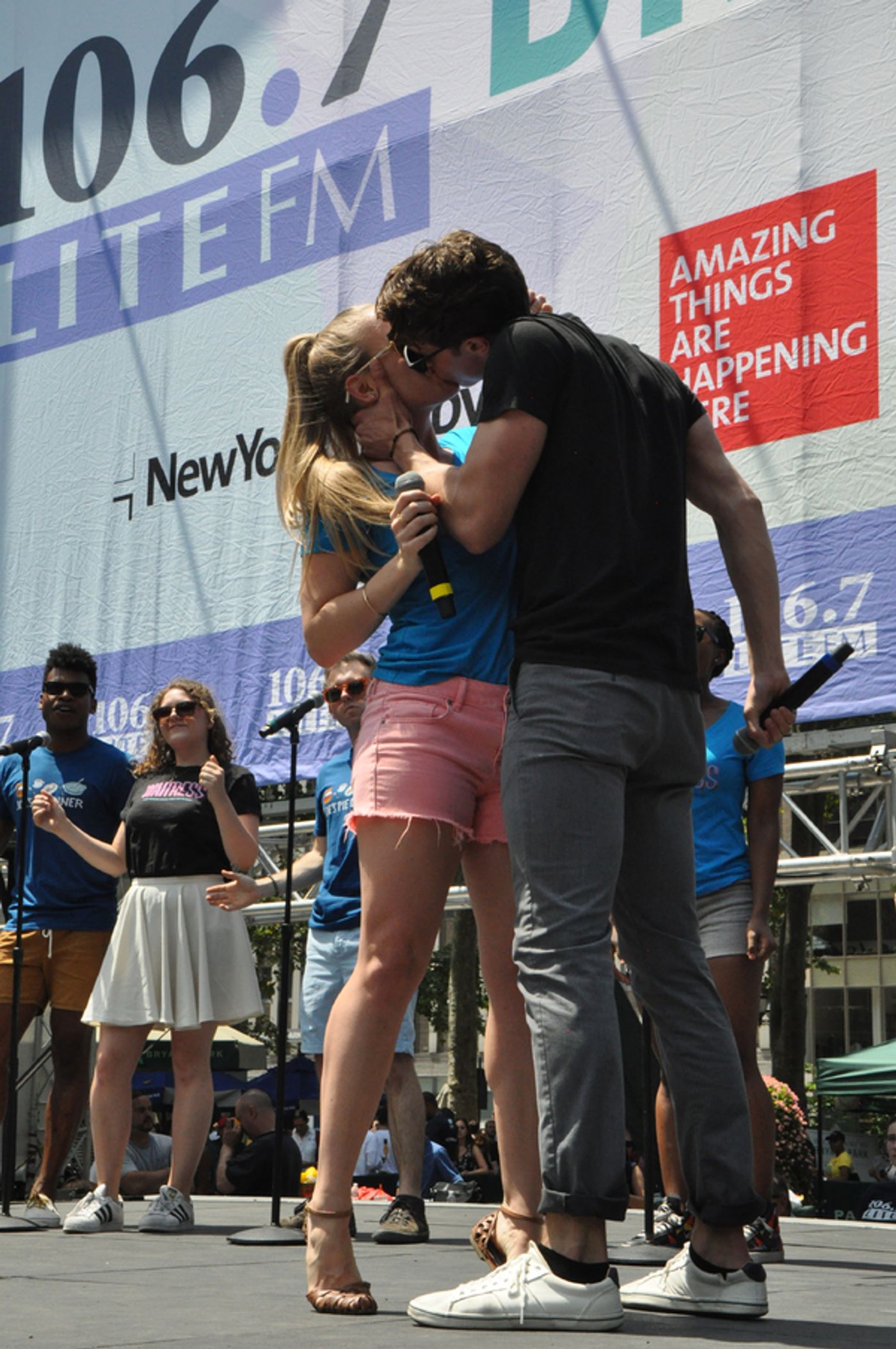 Photo Coverage: Casts of GREAT COMET, WAITRESS & More Arrive at Broadway In Bryant Park!  Image