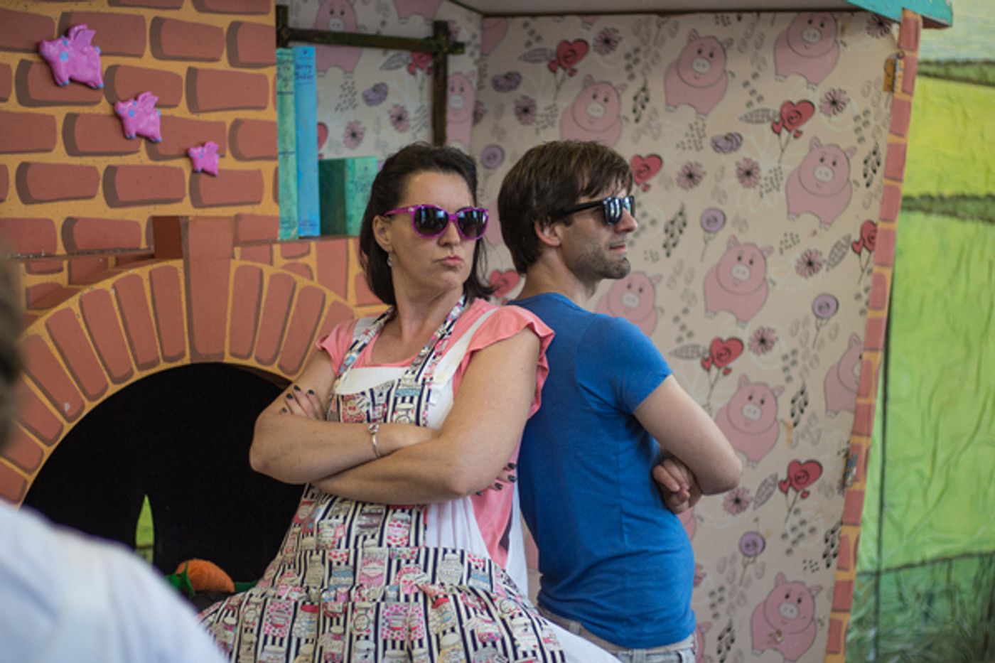 Photo Flash: 3 LITTLE PIGS TOUR in Rehearsal  Image