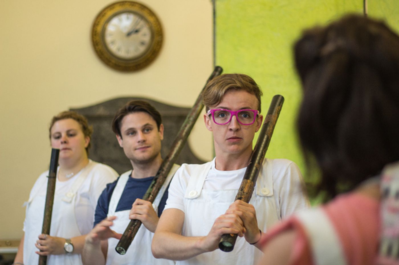 Photo Flash: 3 LITTLE PIGS TOUR in Rehearsal  Image