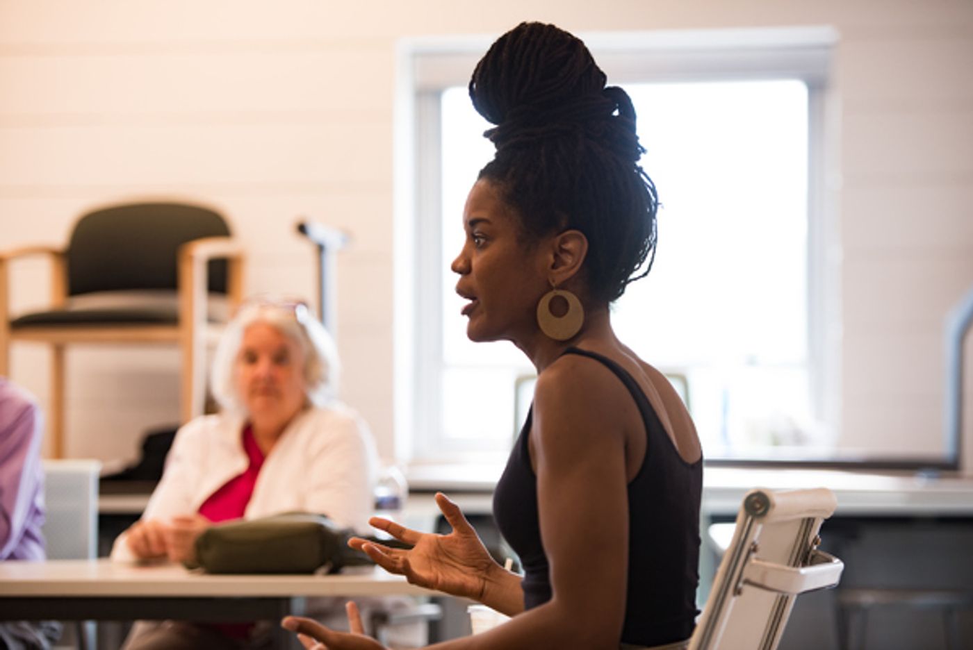 Photo Flash: Chisa Hutchinson Speaks as Part of Dramatists Guild Fund's Traveling Masters Program  Image
