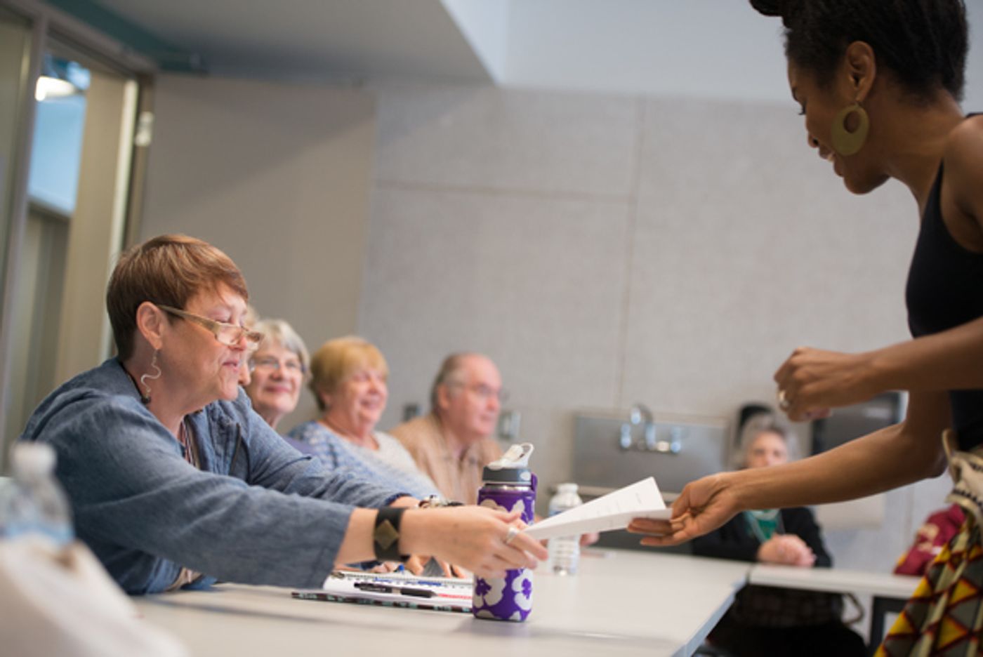 Photo Flash: Chisa Hutchinson Speaks as Part of Dramatists Guild Fund's Traveling Masters Program  Image