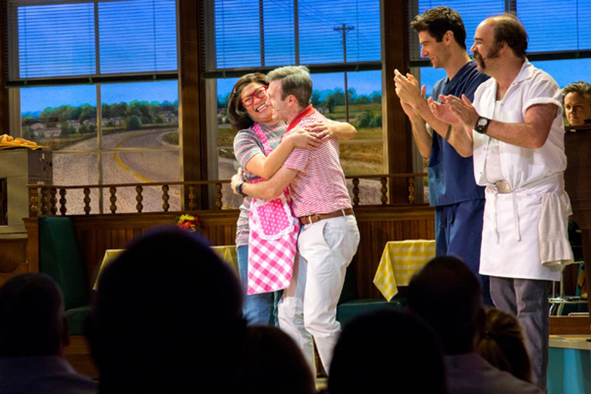 Jenna Ushkowitz, Jeremy Morse, Drew Gehling, Eric Anderson at 