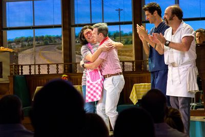 Jenna Ushkowitz, Jeremy Morse, Drew Gehling, Eric Anderson Photo