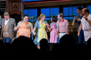 Dakin Matthews, Keala Settle, Jessie Mueller, Jenna Ushkowitz, Jeremy Morse, Drew Gehling, Eric Anderson @ BroadwayWorld Dakin Matthews, Keala Settle, Jessie Mueller, Jenna Ushkowitz, Jeremy Morse, Drew Geh Photo