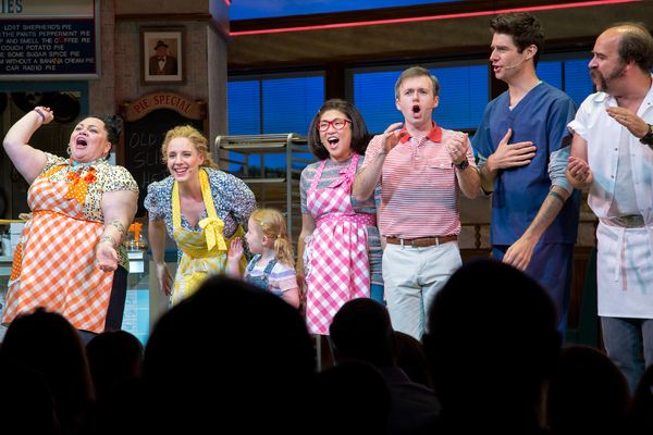 Keala Settle, Jessie Mueller, McKenna Keane, Jenna Ushkowitz, Jeremy Morse, Drew Gehl Photo