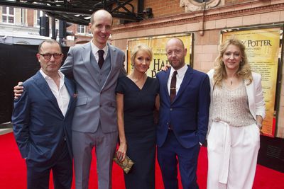 Colin Callender, Jack Thorne, JK Rowling, John Tiffany and Sonia Friedman Photo
