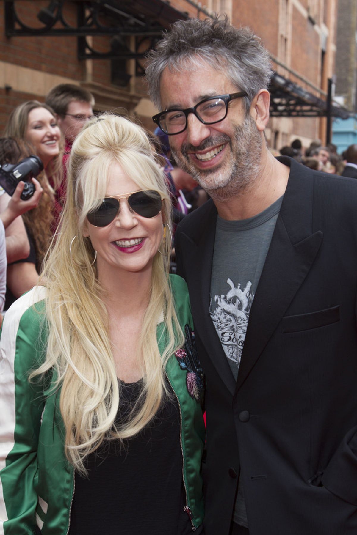 Morwenna Banks and David Baddiel at 