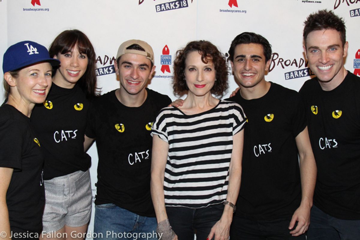 Sarah Jean Ford, Georgina Pazcoguin, Ricky Ubeda, Bebe Neuwirth, Giusepe Bausilio and Tyler Hanes at 