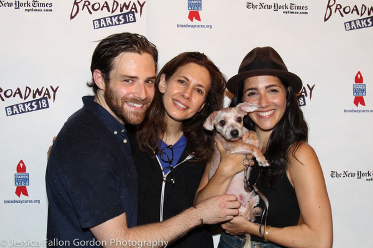 Ben Rappaport, Jessica Hecht and Samatha Massell at 