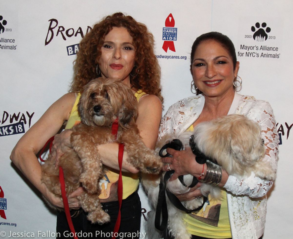 Bernadette Peters and Gloria Estefan at 