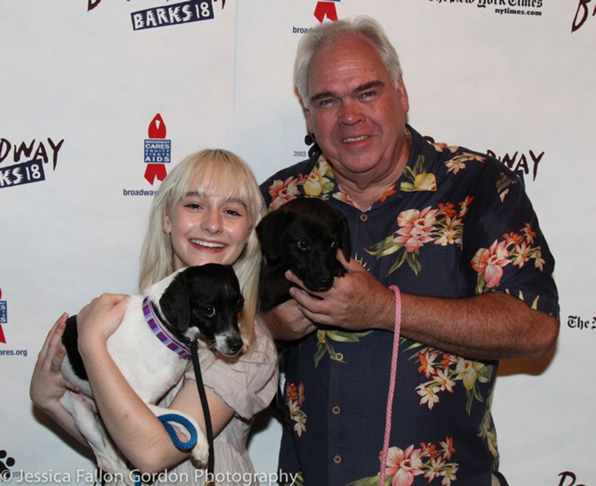Sophia Anne Caruso and Michael Mulheren at 