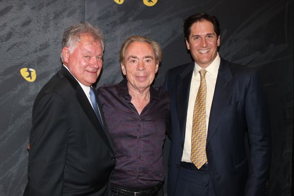 Robert Wanken, Andrew Lloyd Webber and Nick Scandalios Photo