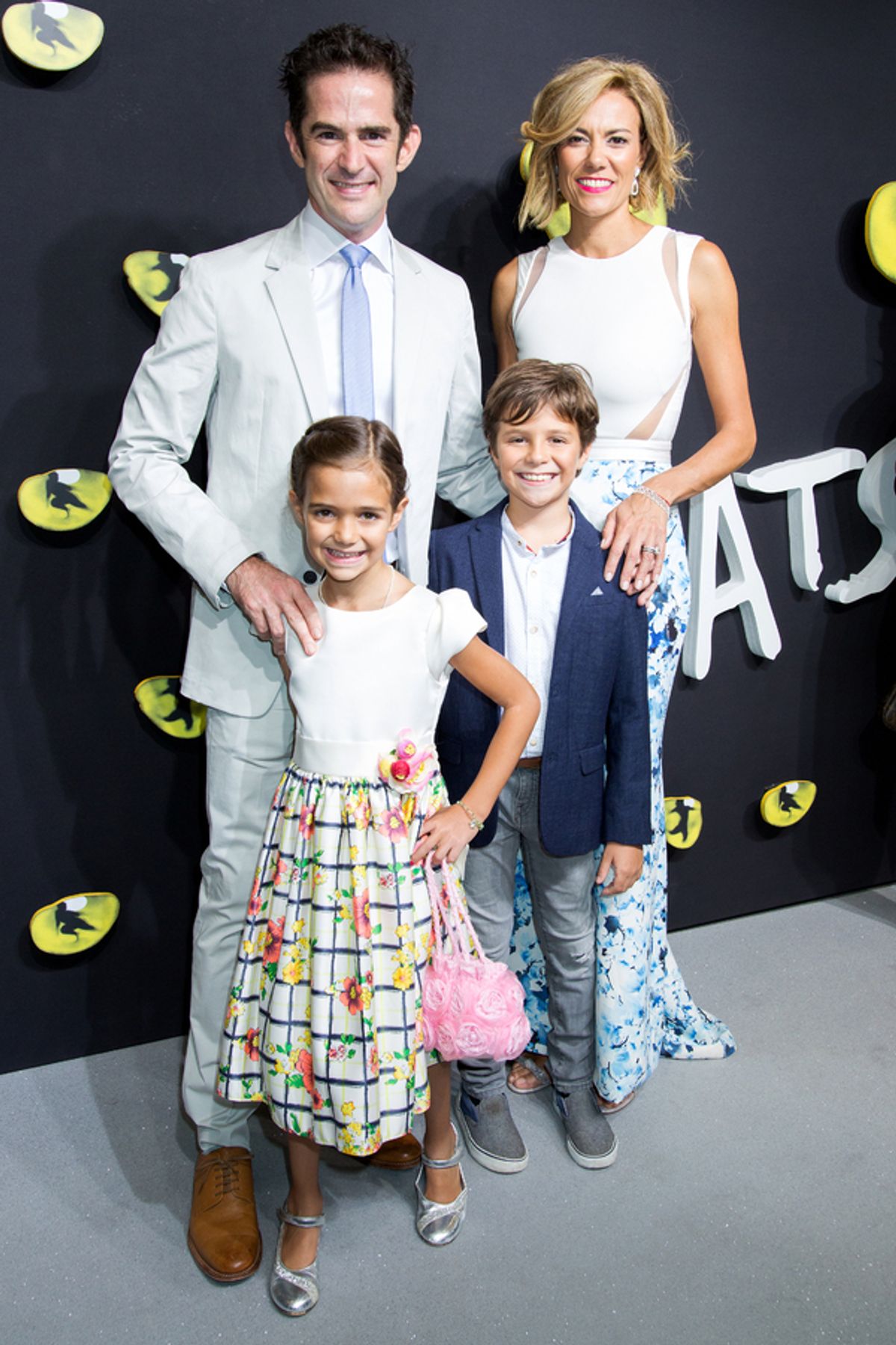 Andy Blankenbuehler, Elly Blankenbuehler and family at 